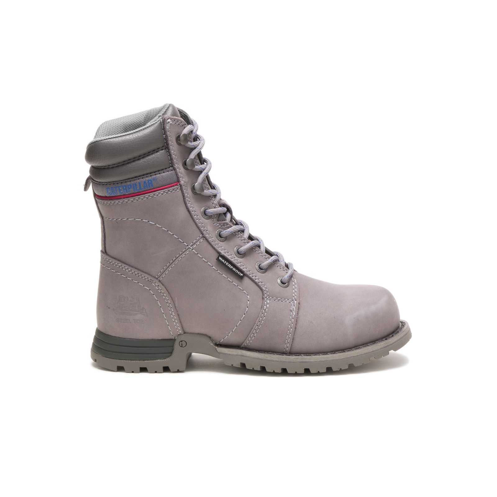 Caterpillar Boots South Africa - Cat Women's Echo Waterproof Steel Toe Work Boots Grey MD4283967